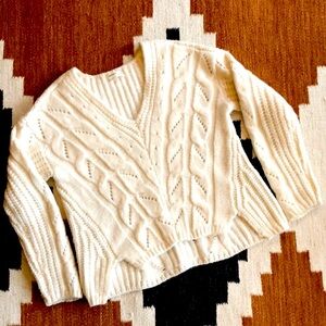Anthropologie Cable Knit Sweater